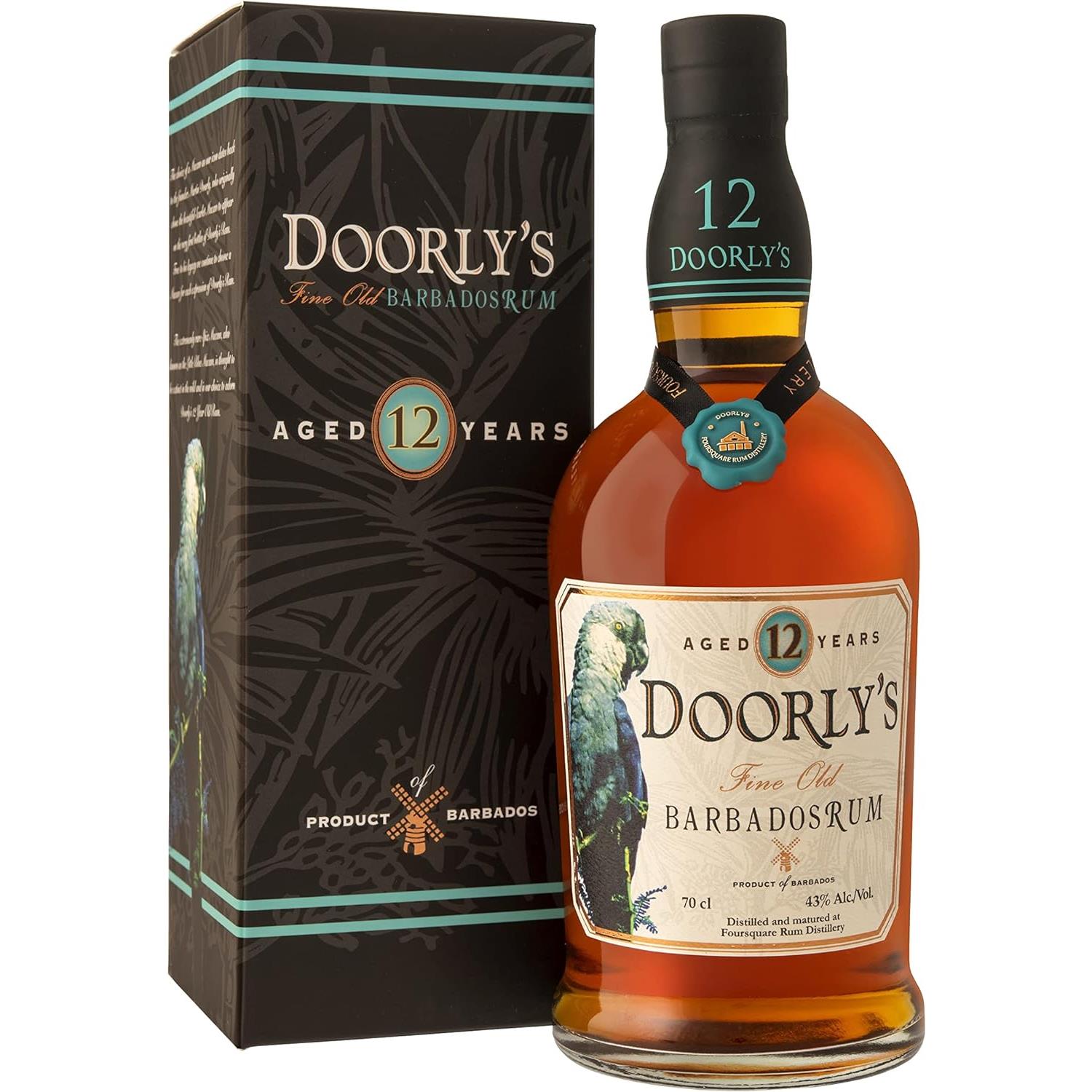 Doorly's 12 Year Old Barbados Rum In Gift Box 70cl