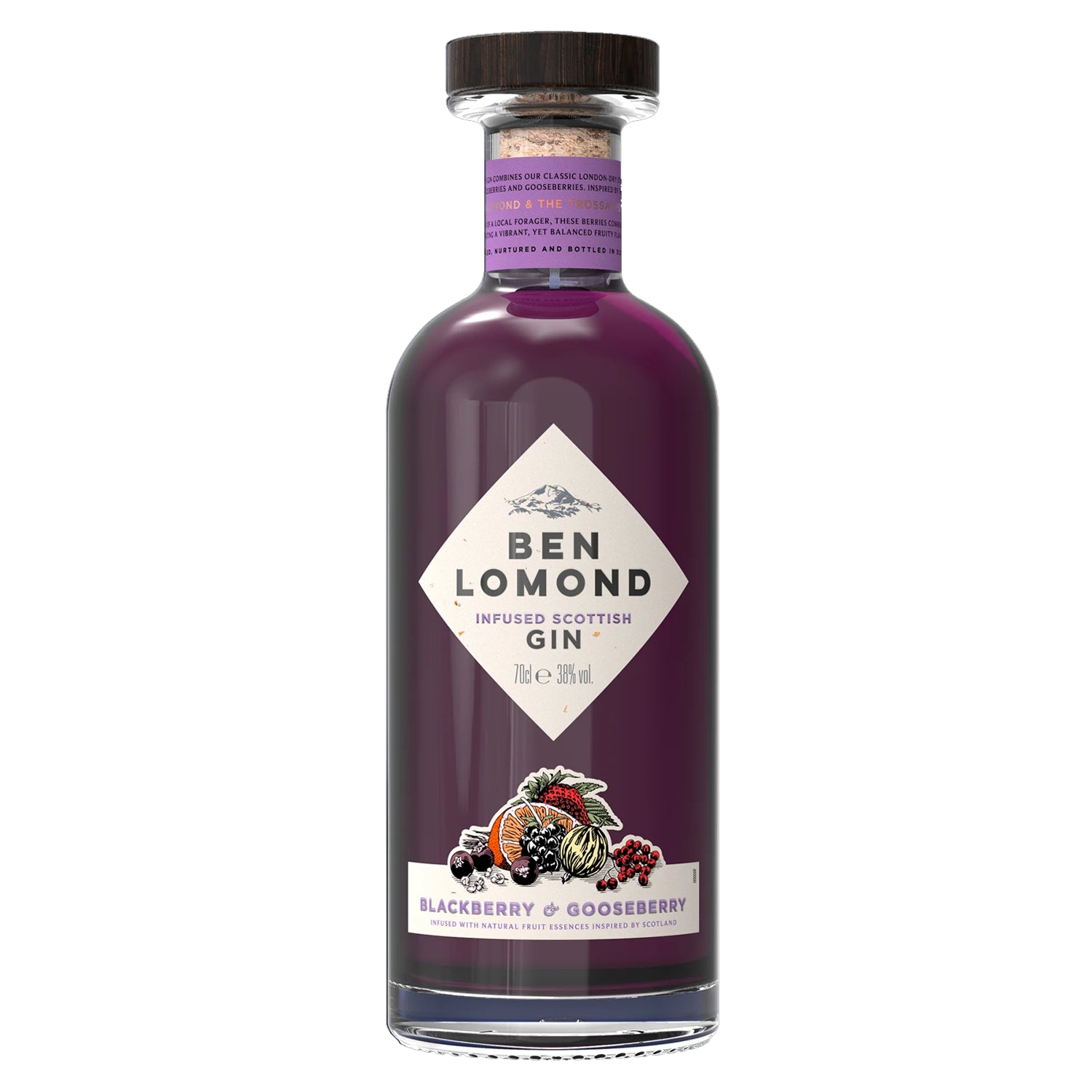 Ben Lomond Blackberry & Gooseberry Gin 70cl