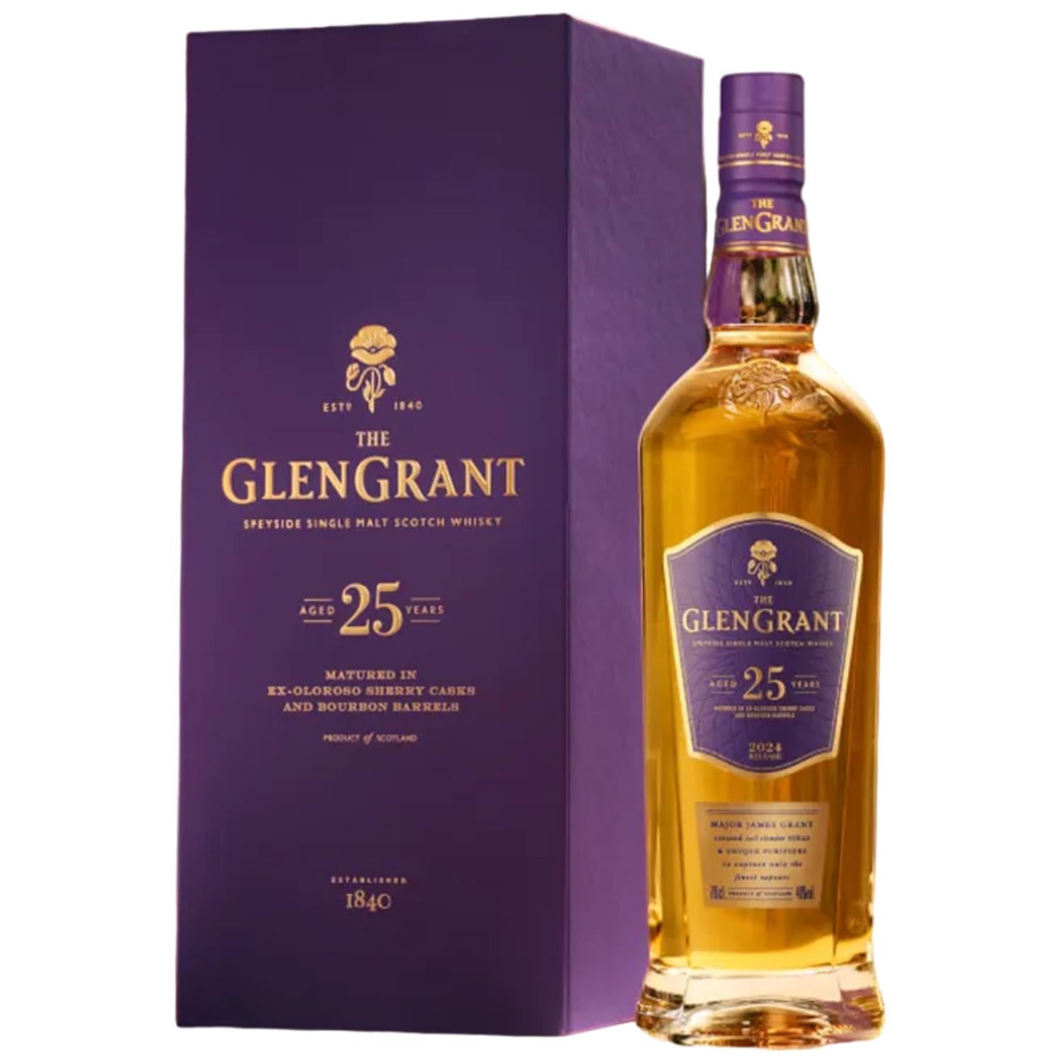 Glen Grant 25 Year Old Whisky 2024 Release 70cl
