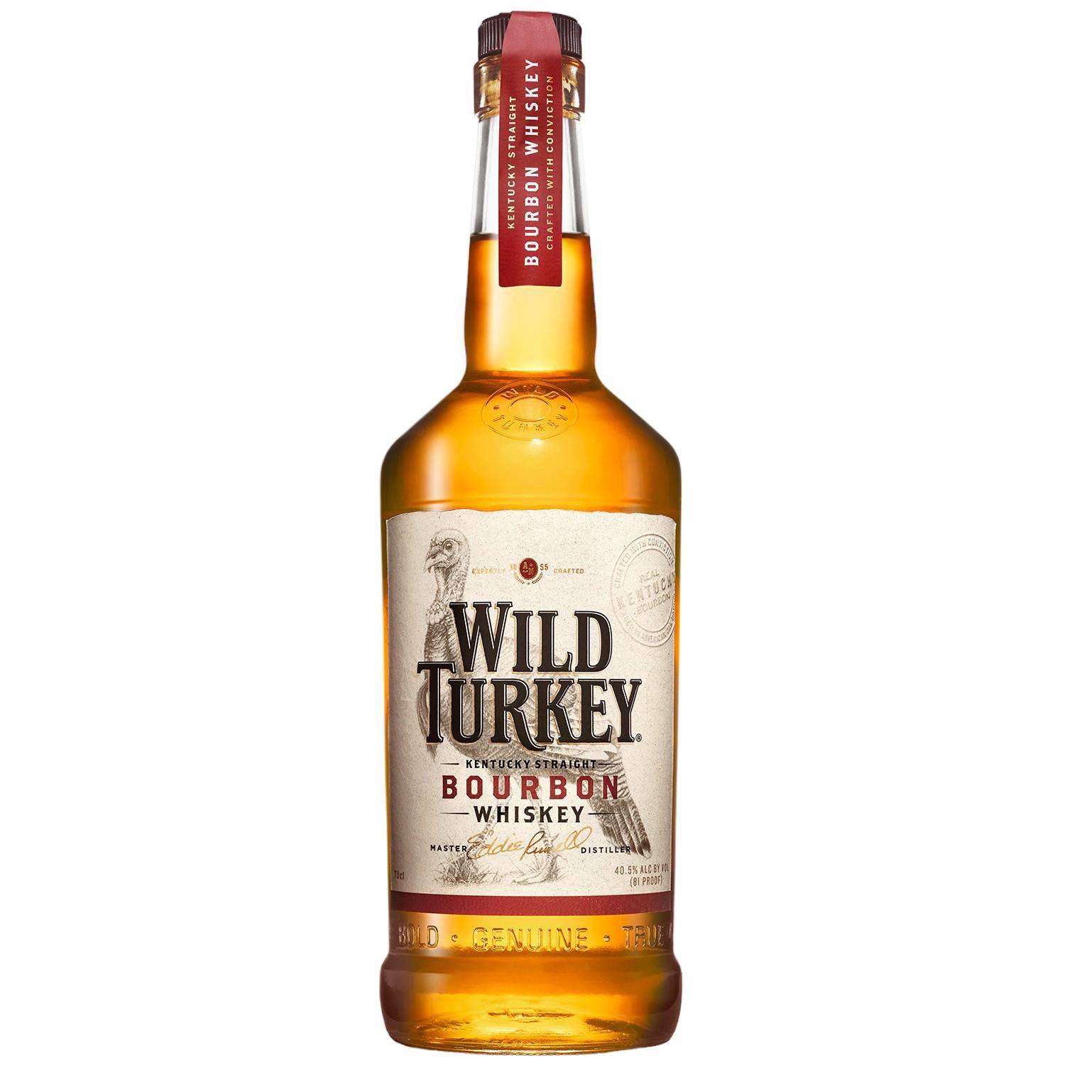 Wild Turkey 81 Proof Bourbon 70cl