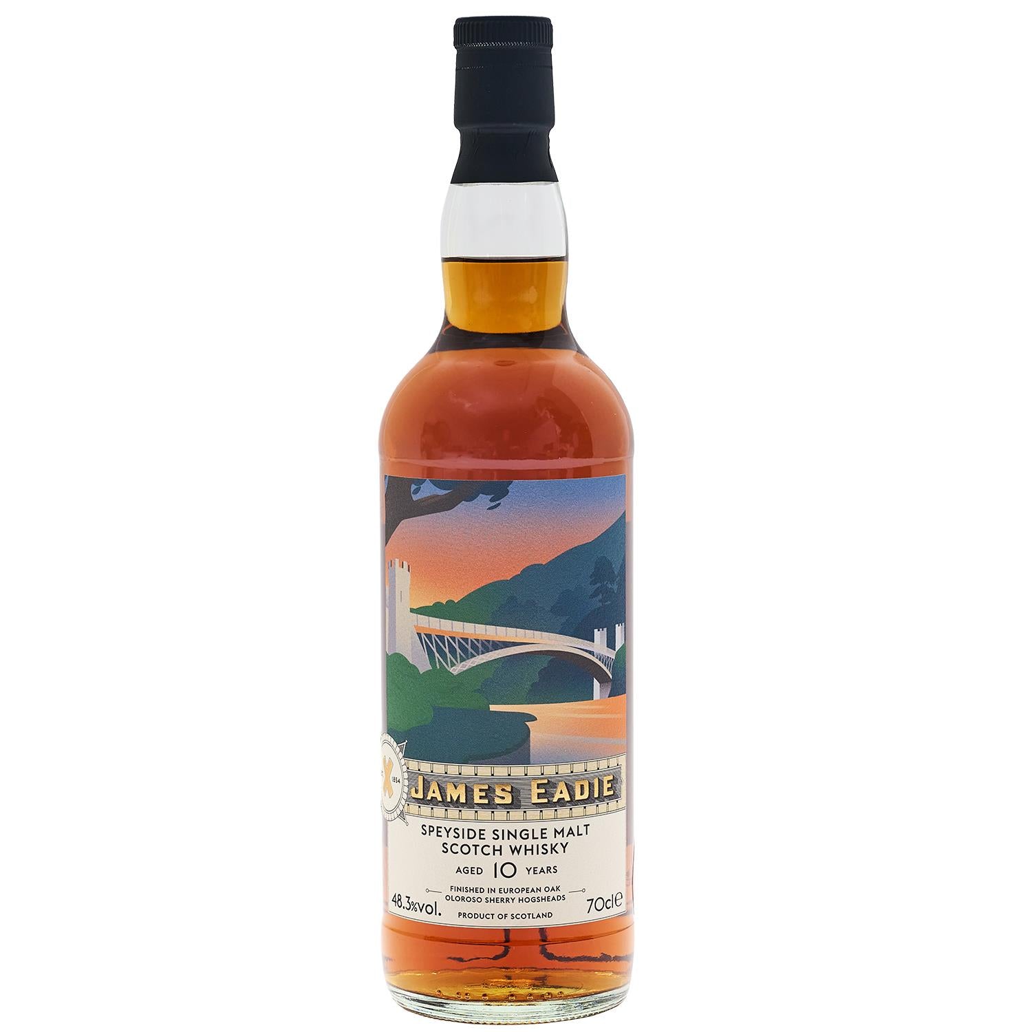 James Eadie 10 Year Old Speyside Whisky 70cl