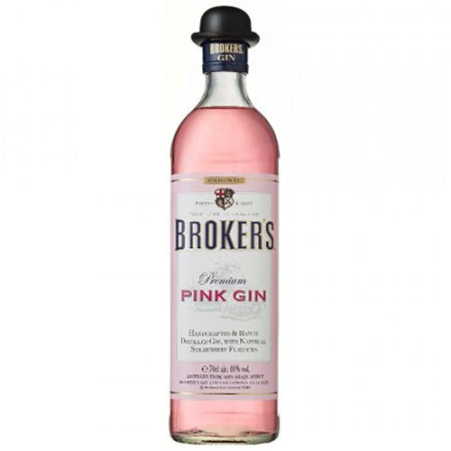 Brokers Pink Gin 70cl