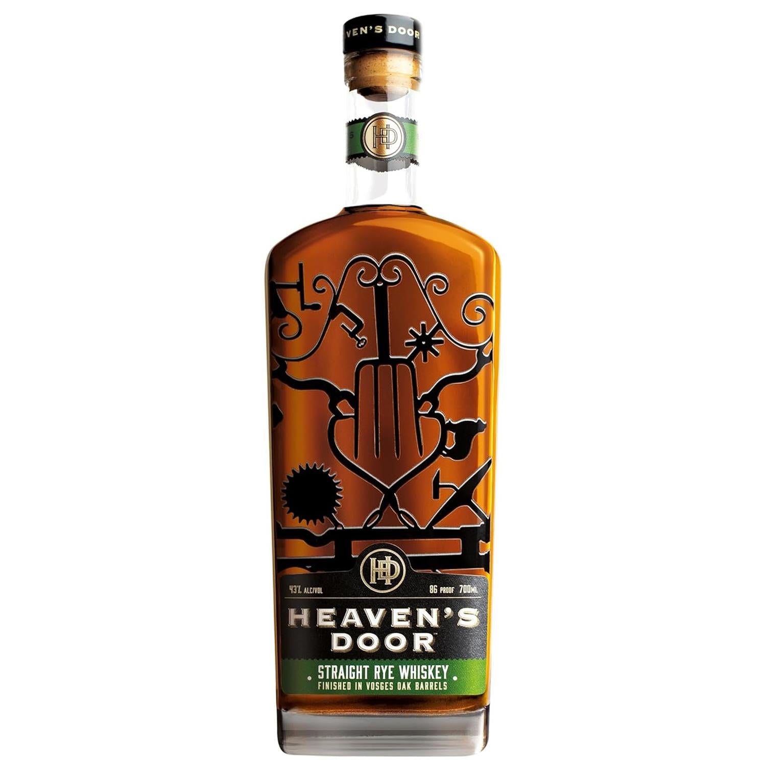 Heaven's Door Straight Rye Whiskey 70cl