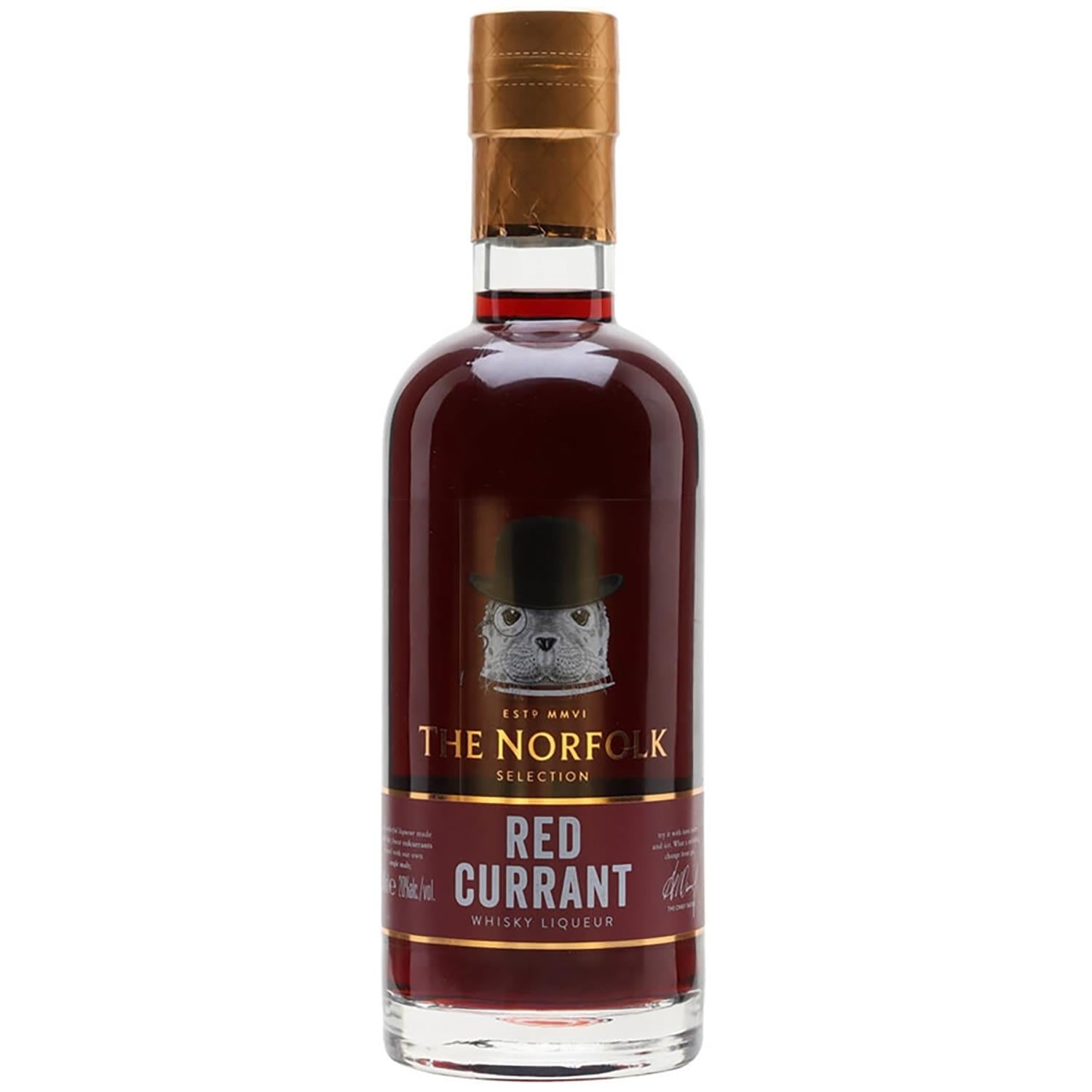 The Norfolk Redcurrant Whisky Liqueur 50cl