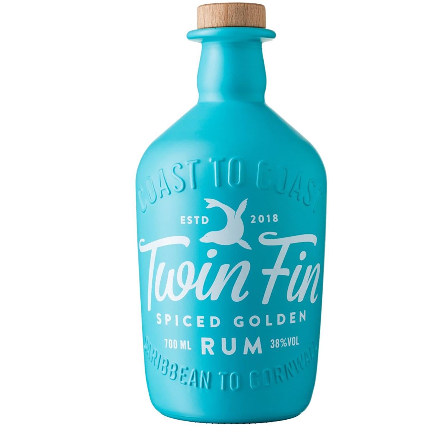 Twin Fin Spiced Golden Rum 70cl