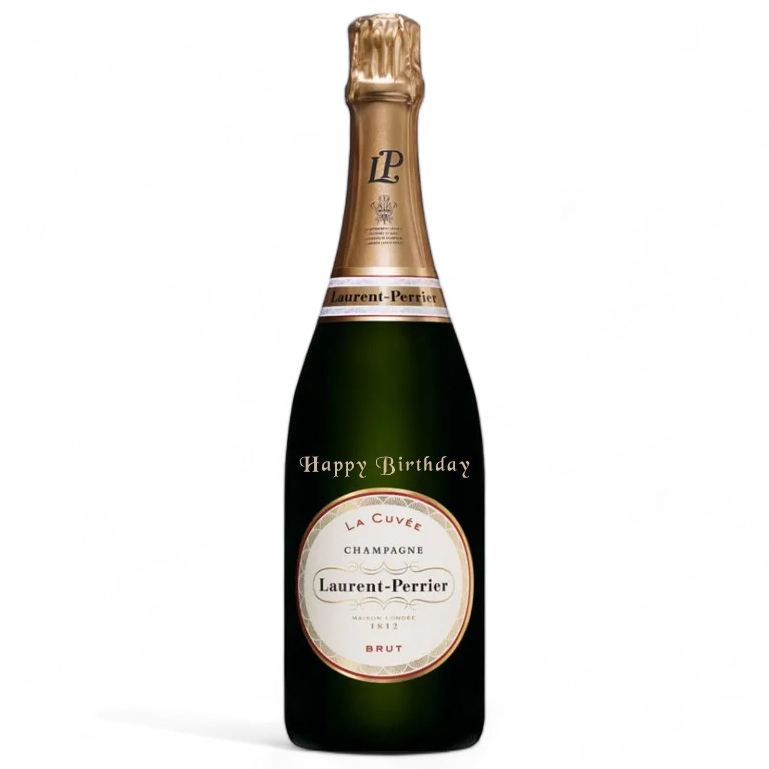 Laurent-Perrier La Cuvee Champagne Happy Birthday Engraved 75cl