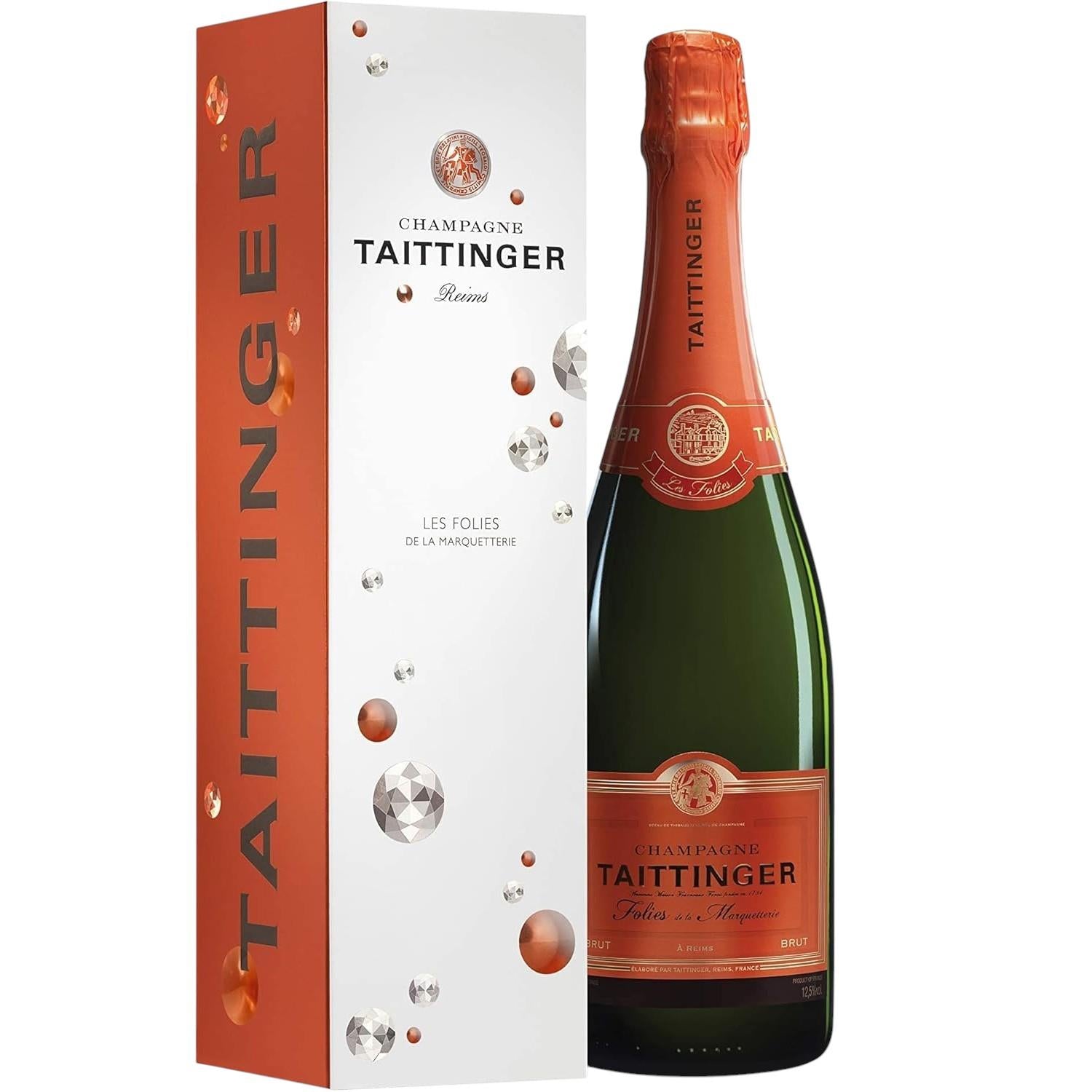 Taittinger Folies De La Marquetterie Champagne Gift Boxed 75cl