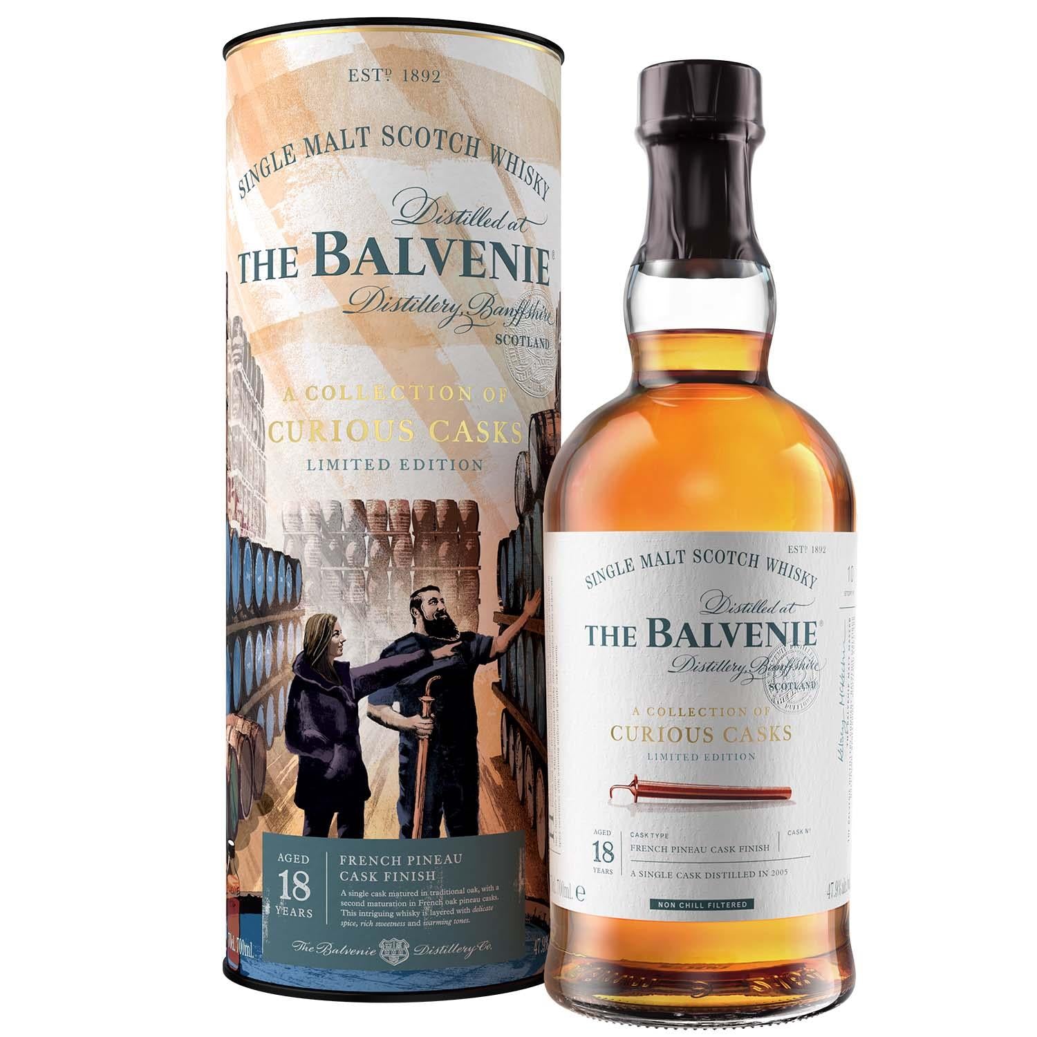 Balvenie 18 Year Old French Oak Pineau Cask Whisky 70cl