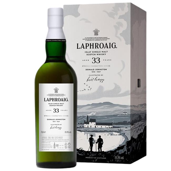 Laphroaig 33 Year Old Strong Characters Chapter One Whisky 70cl