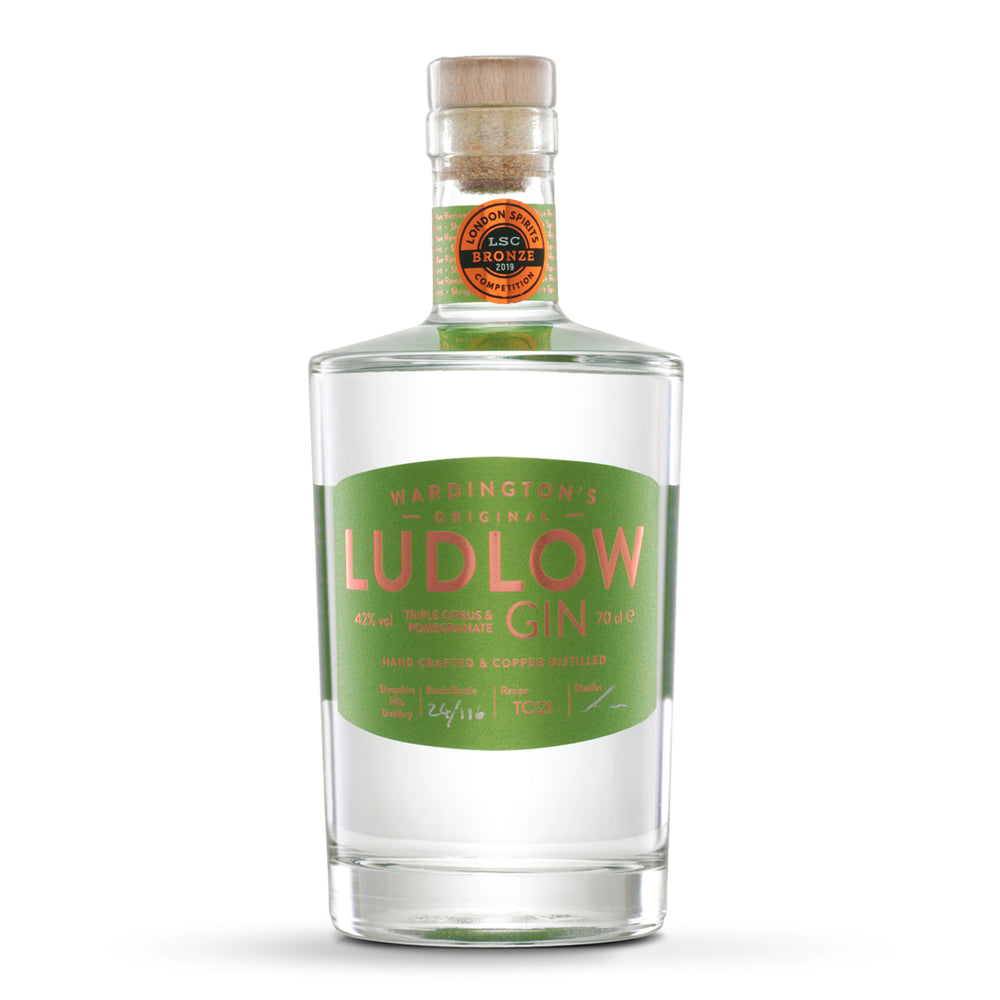 Wardingtons Original Ludlow Triple Citrus & Pomegranate Gin 70cl