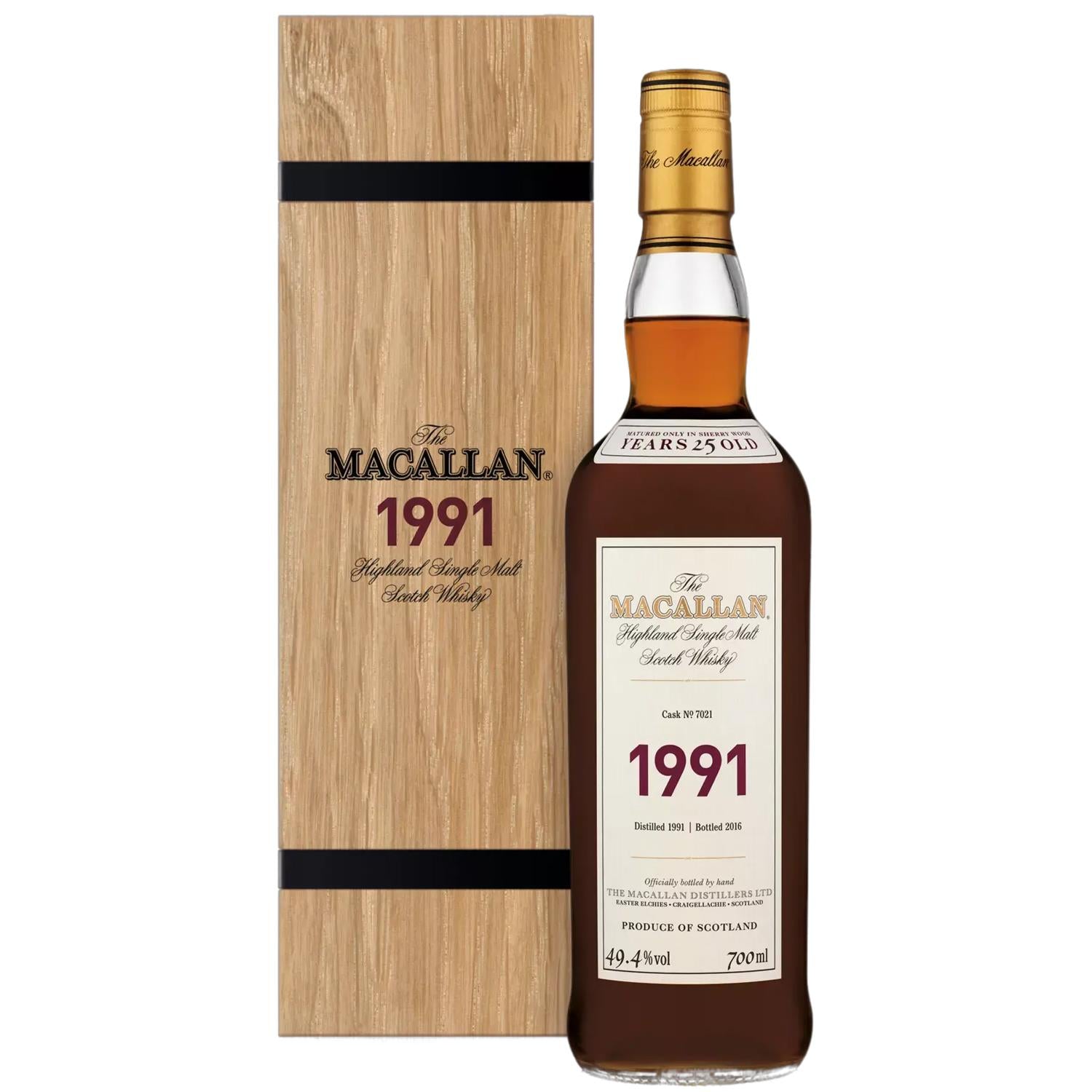 Macallan Fine & Rare 1991 Whisky 70cl