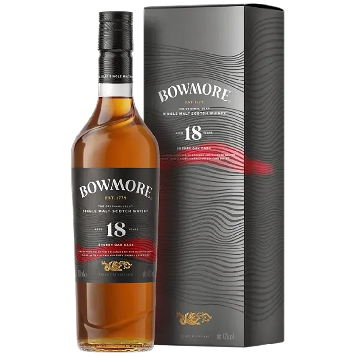 Bowmore 18 Year Old Sherry Oak Cask Whisky 70cl