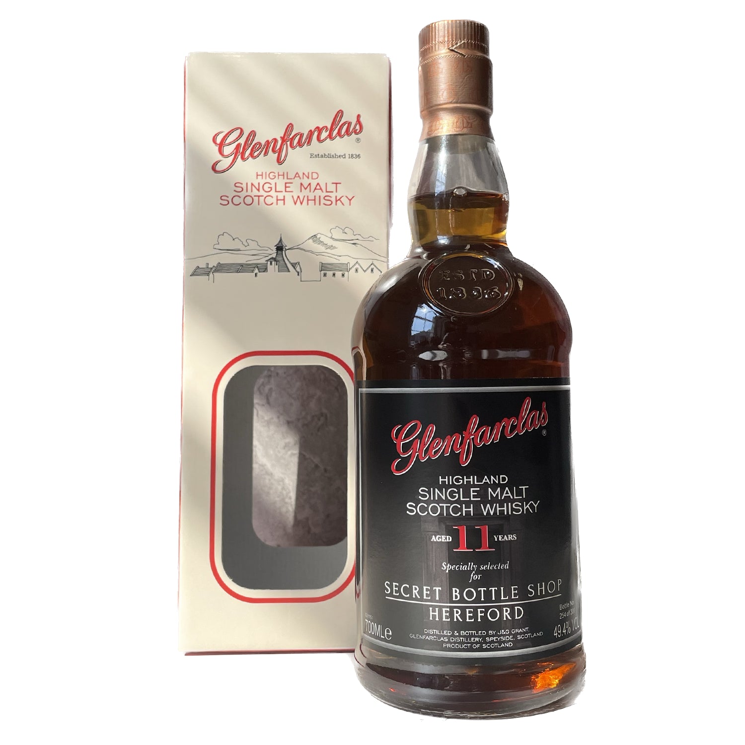 Glenfarclas 11 Year Old Whisky Third Release - Secret Bottle Shop Exclusive Bottling 70cl
