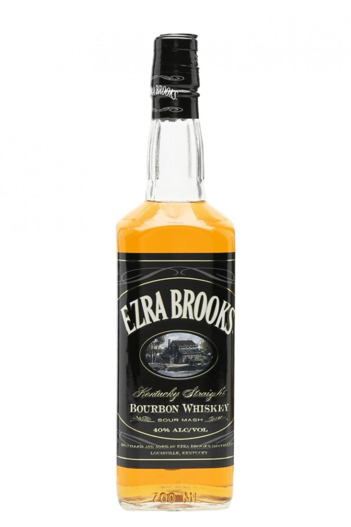 Black Label Bourbon Whiskey  Ezra Brooks