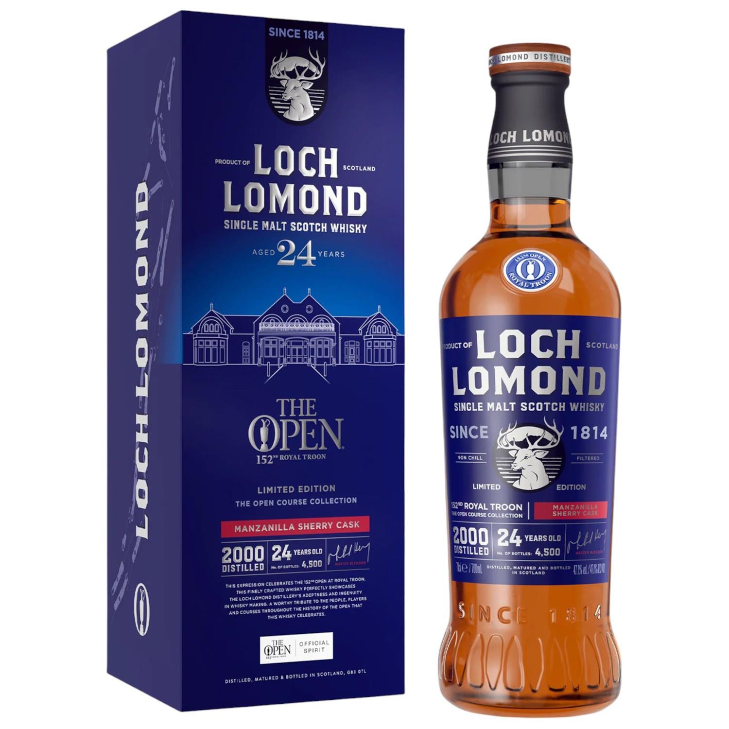 Loch Lomond Open Course Collection Royal Troon 24 Year Old Whisky 70cl