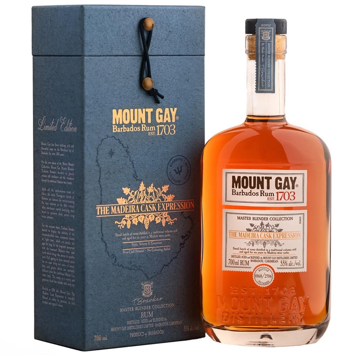 Mount Gay Madeira Cask Expression Rum 70cl