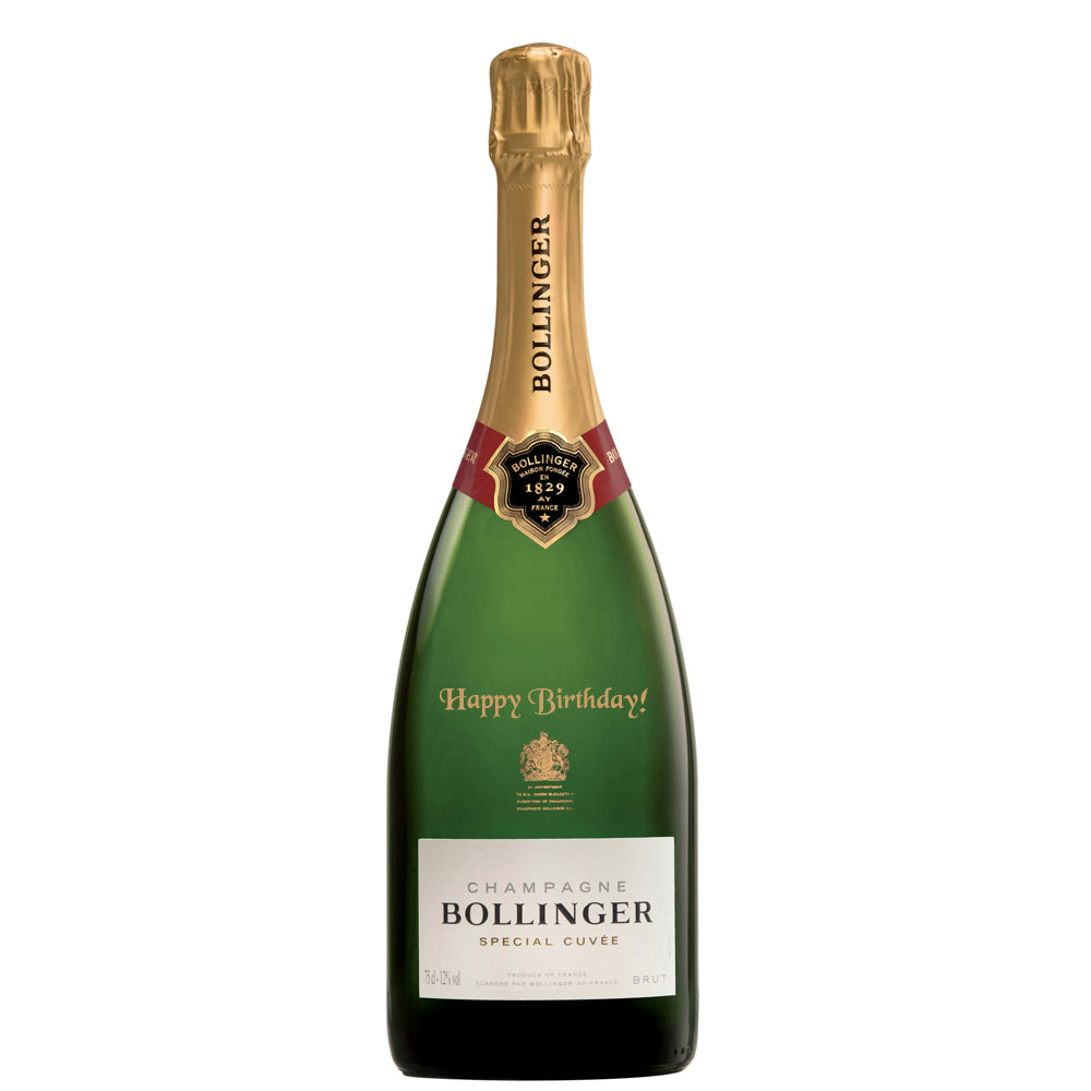 Bollinger Happy Birthday Engraved Special Cuvee Champagne 75cl