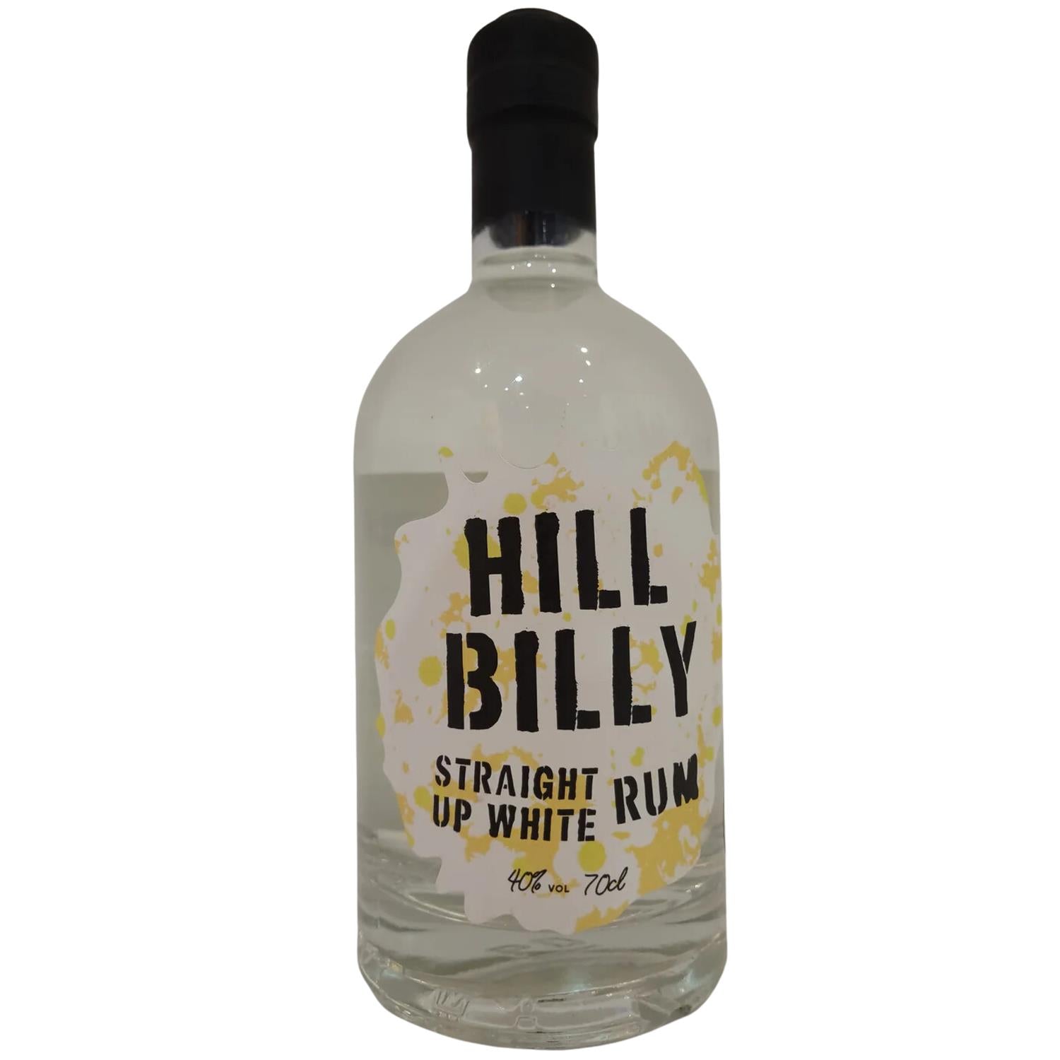 Hill Billy Straight Up White Rum 70cl