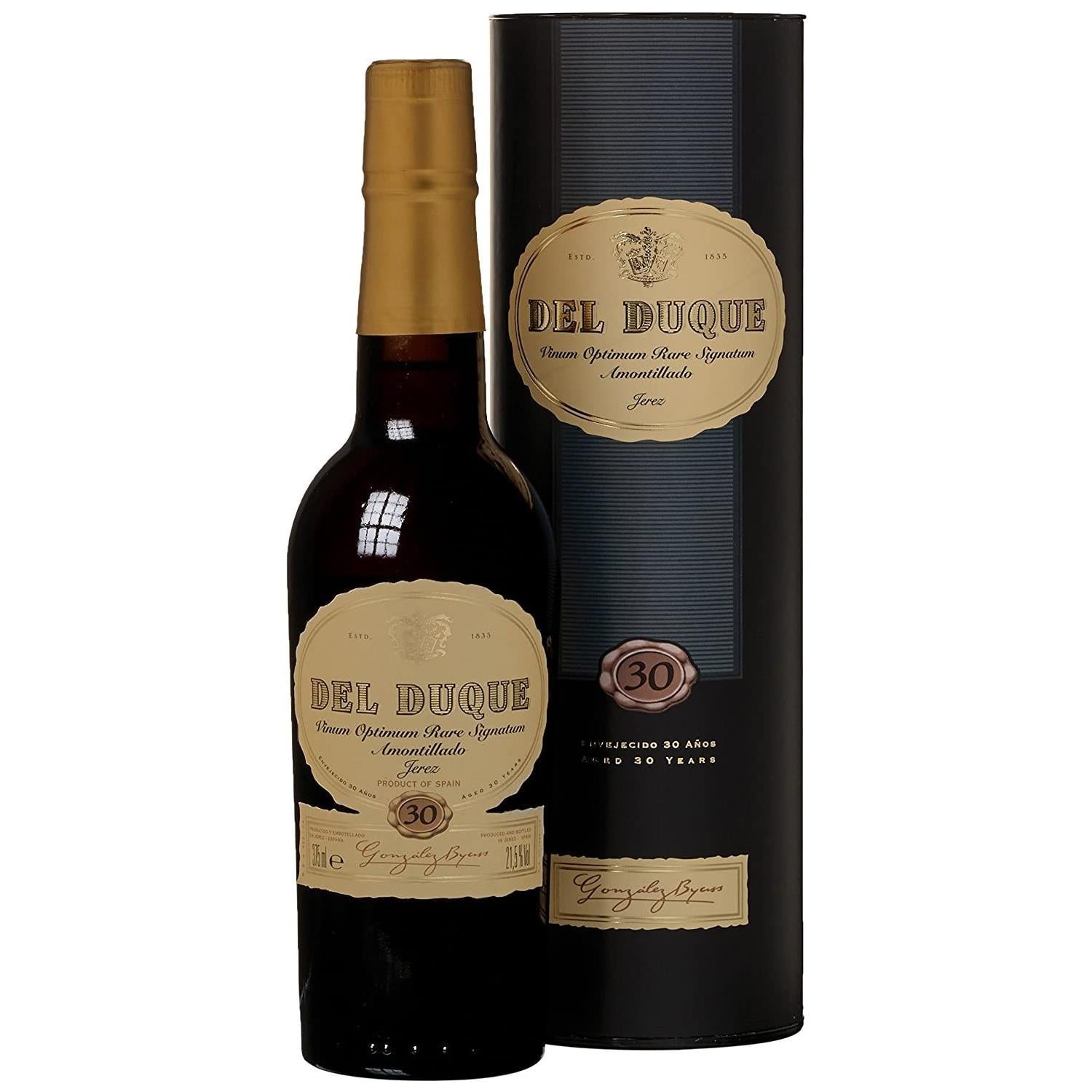 Gonzalez Byass Del Duque VORS 30 Year Old Amontillado Sherry 37.5cl