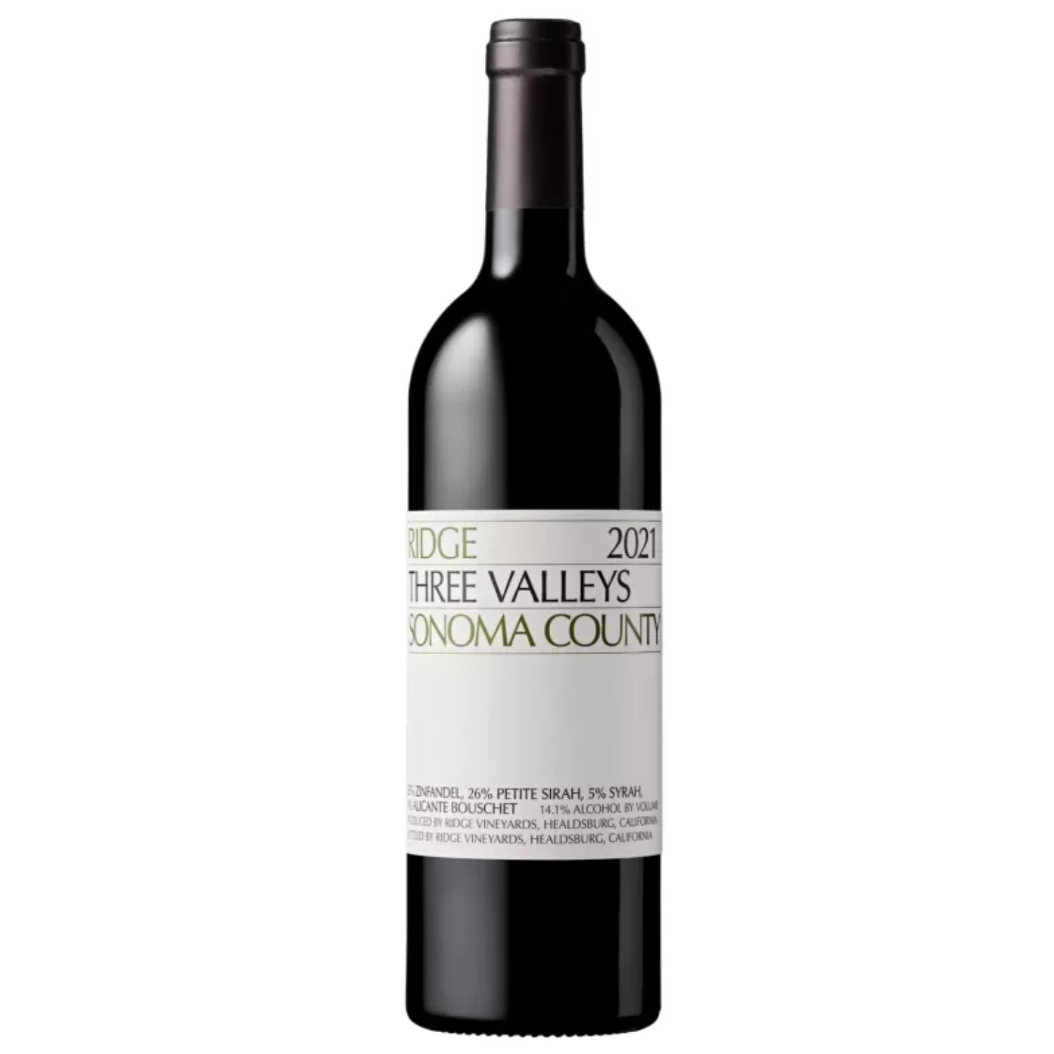 Ridge Vineyards Three Valleys 2021 75cl