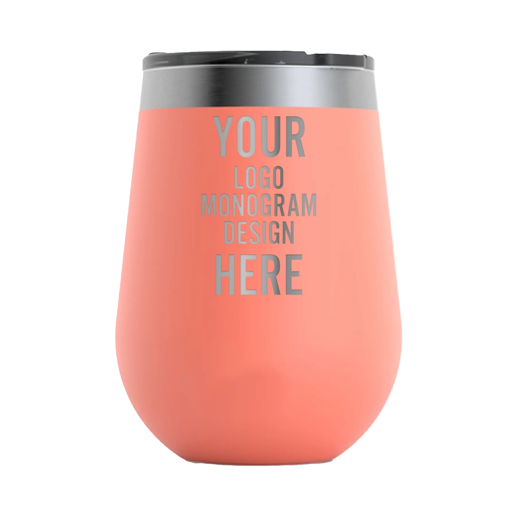 Personalized RTIC 12 oz Cocktail Tumbler - Coral