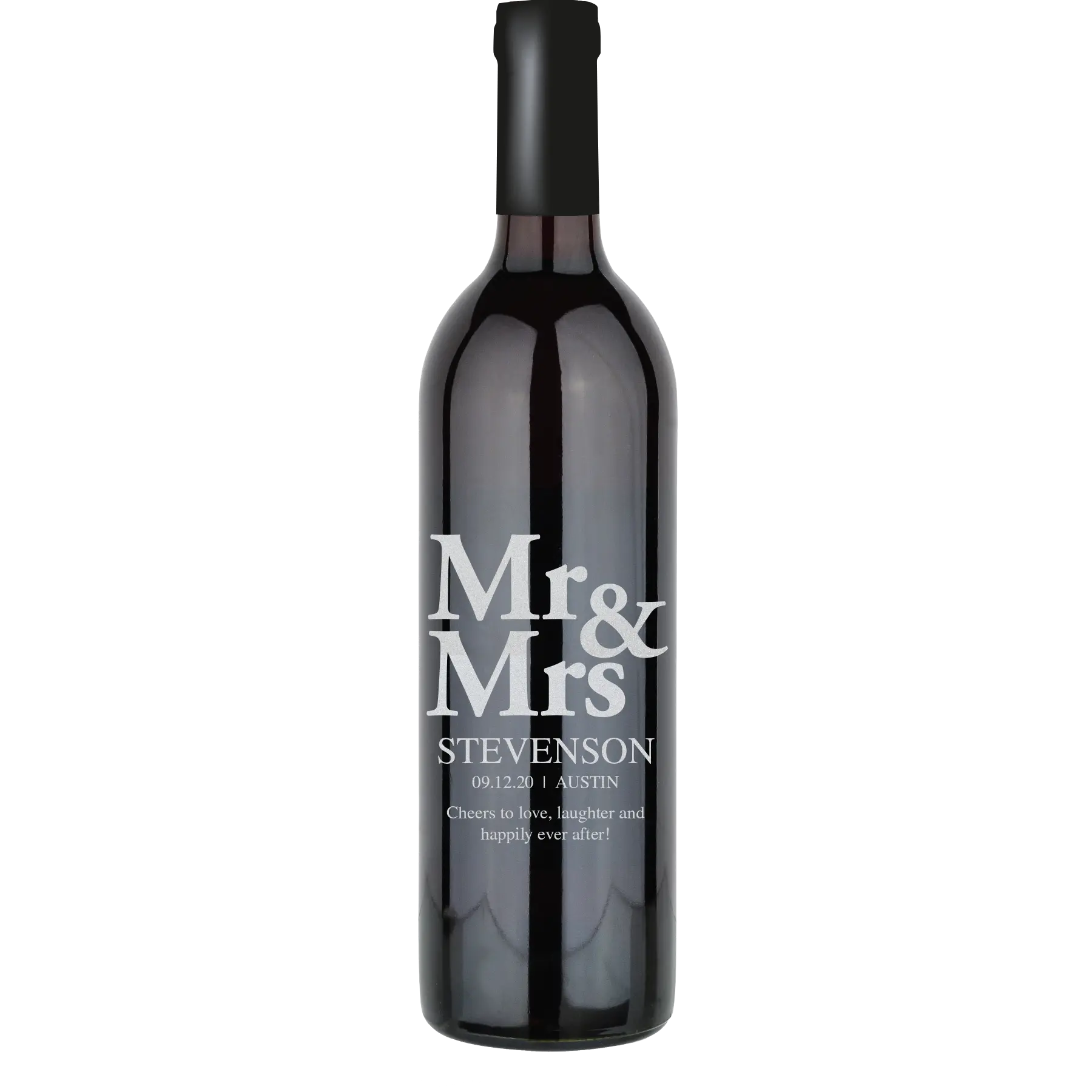 Mr & Mrs Block Custom Wine Bottle - Cabernet Sauvignon