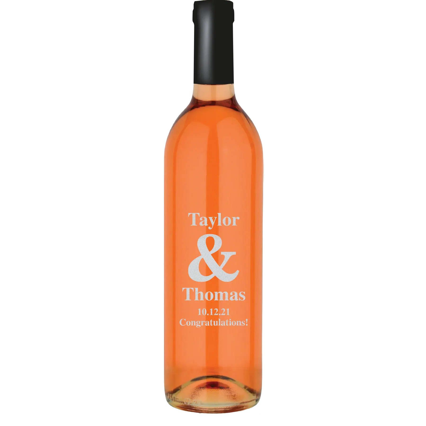 Just Names Custom Wine Bottle - White Zinfandel