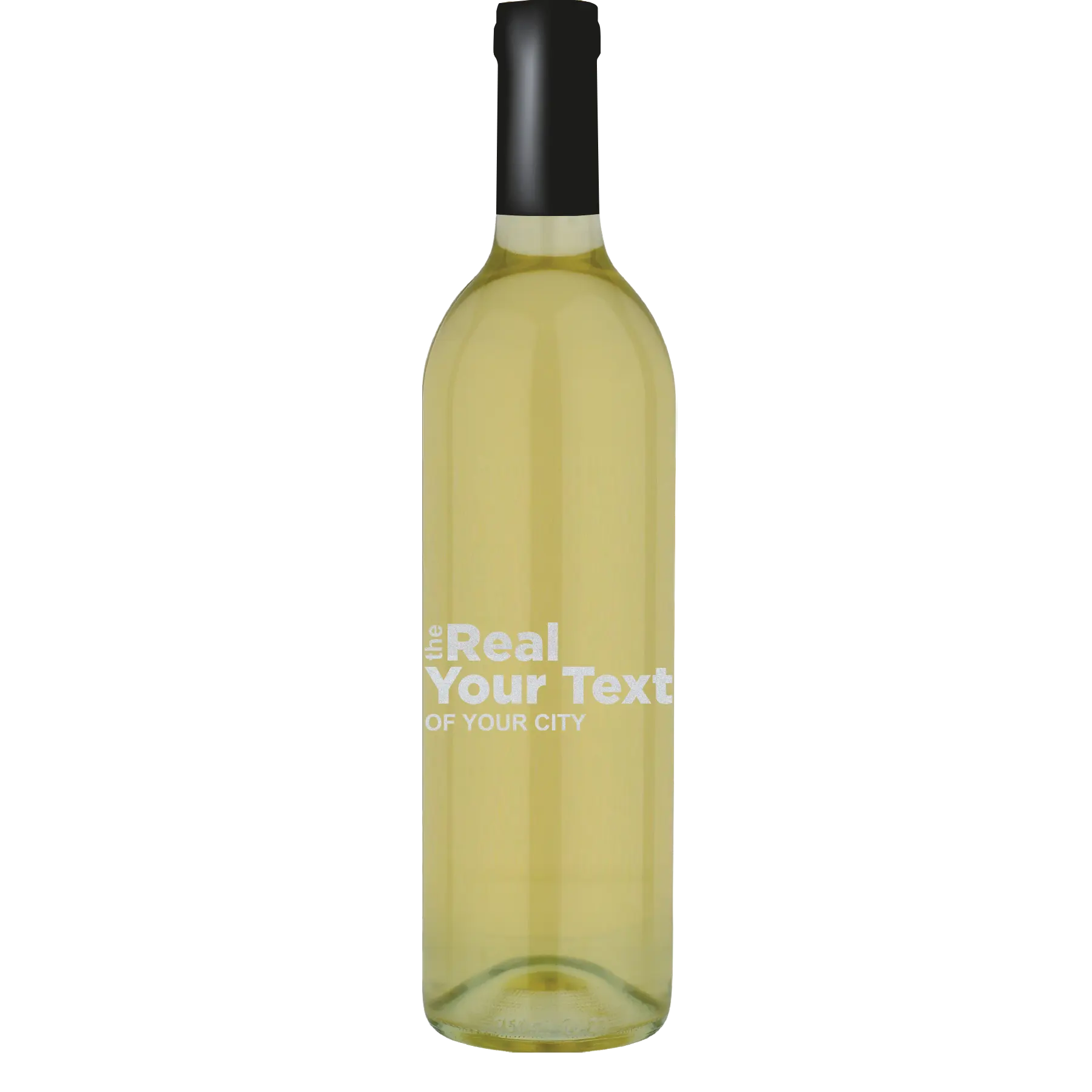 The Real [Custom Text] of Custom Wine Bottle - Symphony