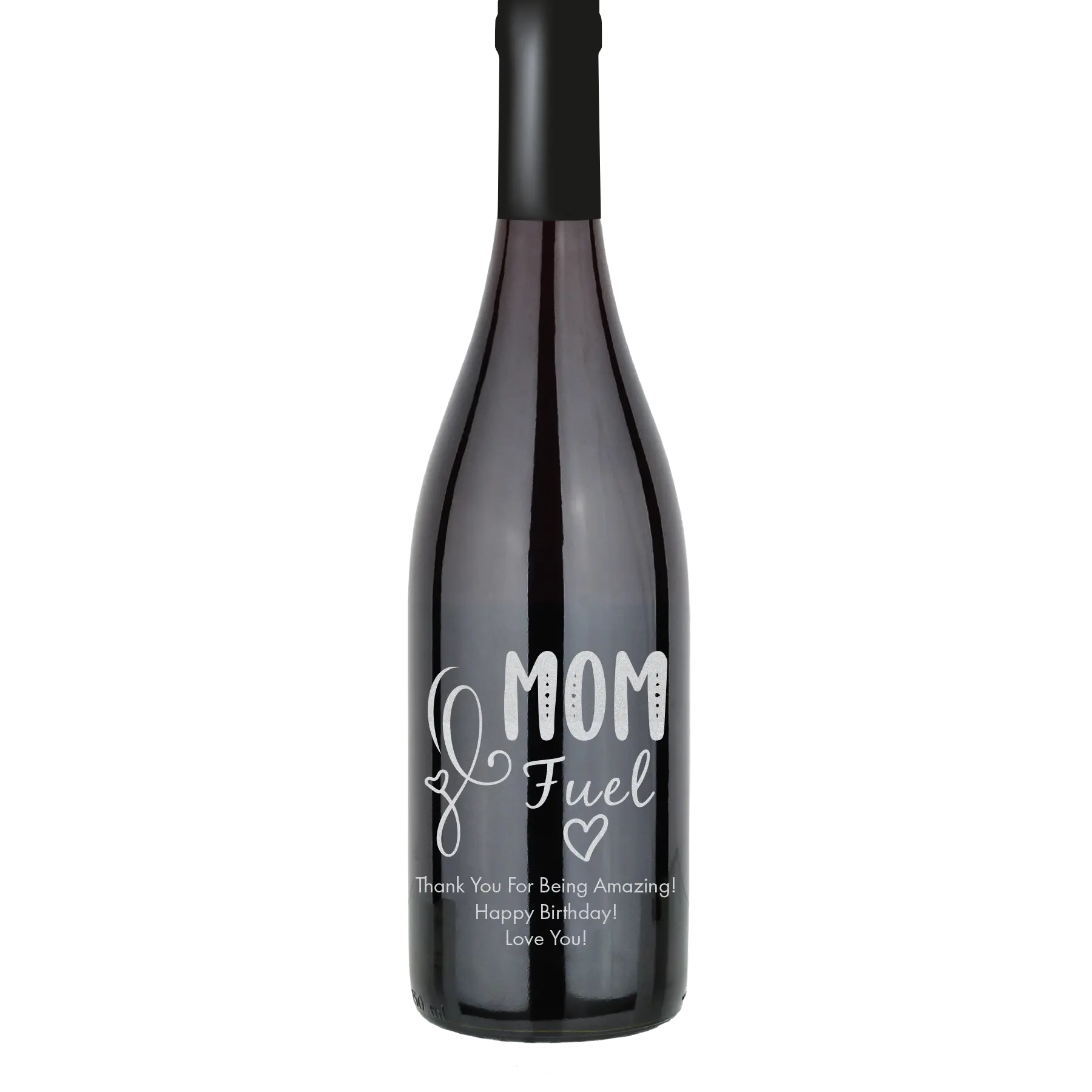 Mom Fuel Custom Wine Bottle - Pinot Noir
