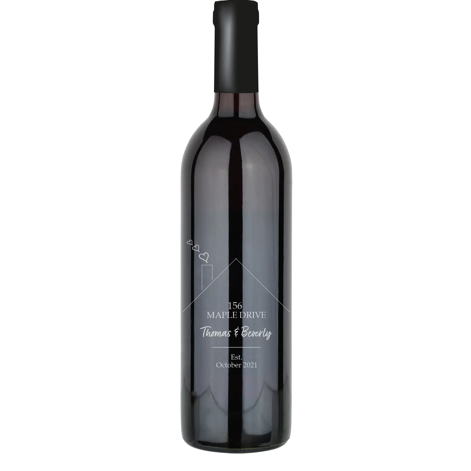 Heart House Custom Wine Bottle - Cabernet Sauvignon