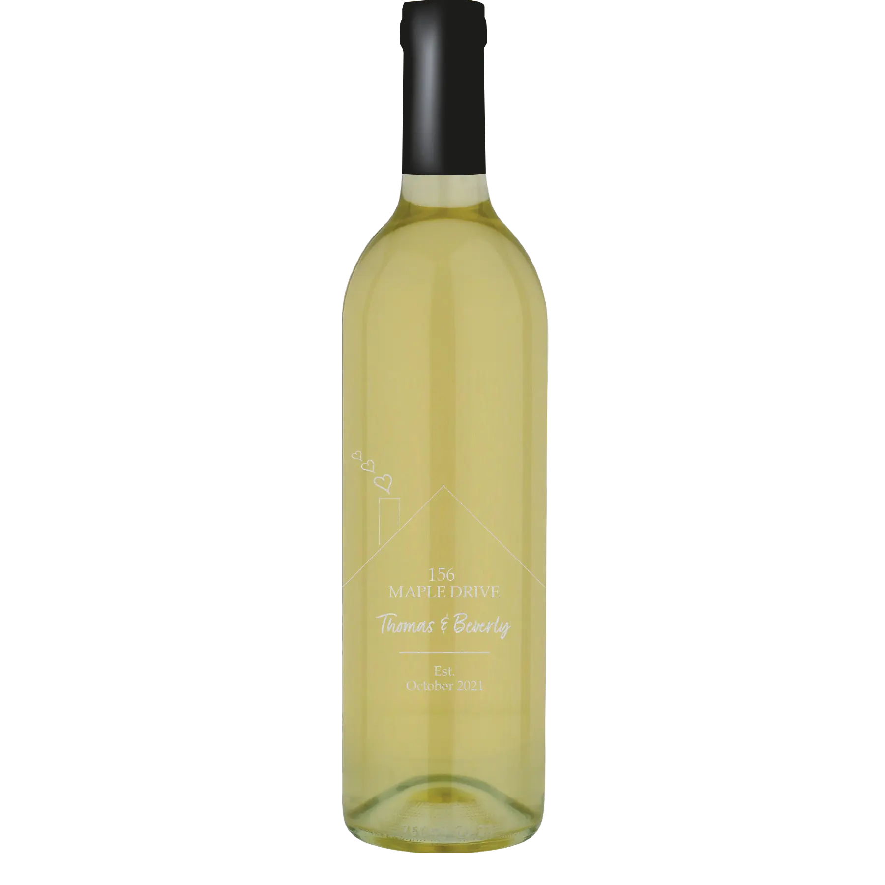 Heart House Custom Wine Bottle - Symphony