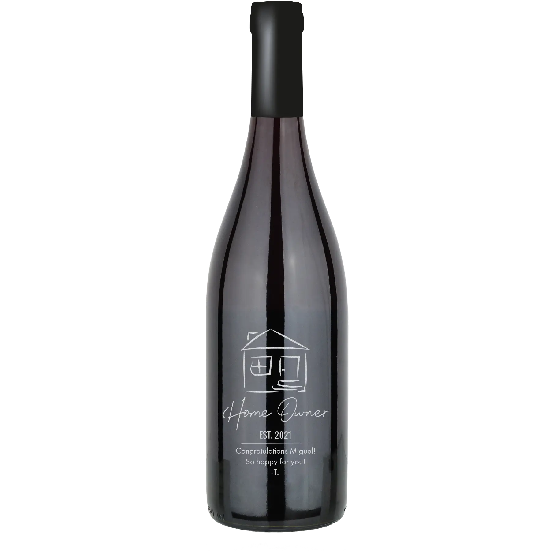 Homeowner Est Custom Wine Bottle - Pinot Noir