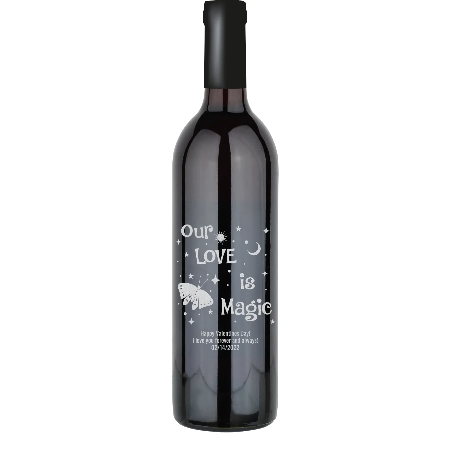 Our Love is Magic Custom Wine Bottle - Cabernet Sauvignon