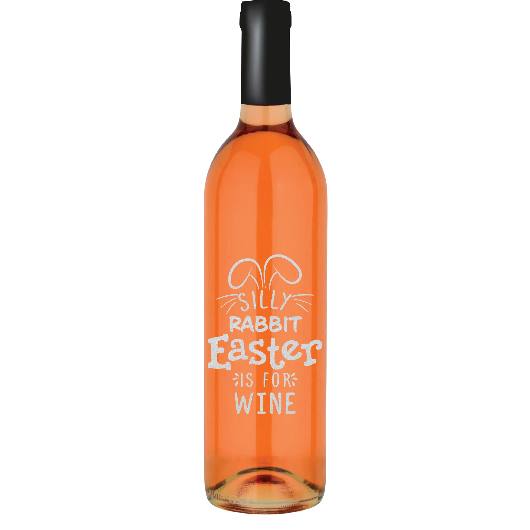 Silly Rabbit Easter is for Wine Custom Wine Bottle - White Zinfandel